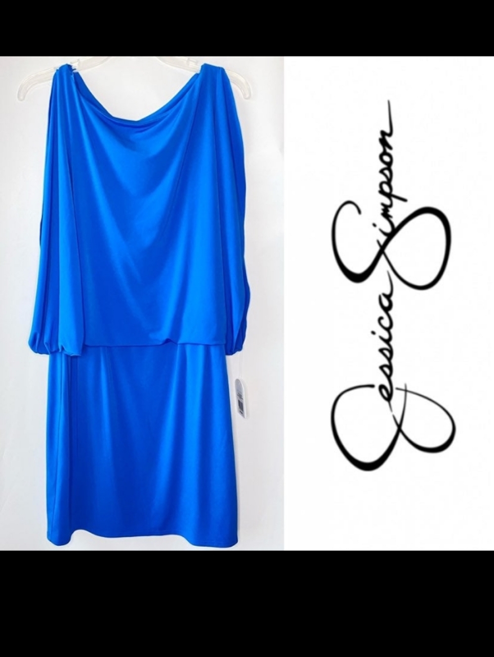JESSICA SIMPSON Royal Blue Dress Sz. 14 Women's